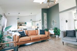 Modern short-term rental property interior showcasing investment potential